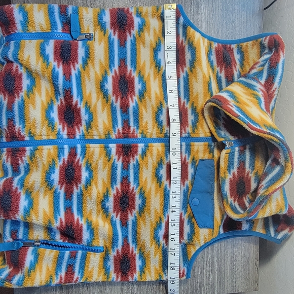 Patagonia Synchilla Fleece Vest Colorful Southwest Women's Size Medium - Picture 9 of 11